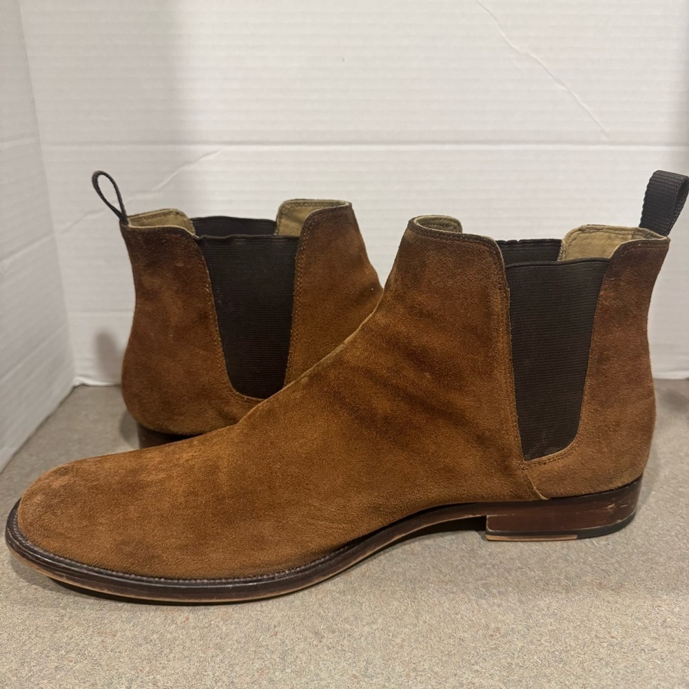 Aldo Men’s Brown Suede Chelsea Boots
